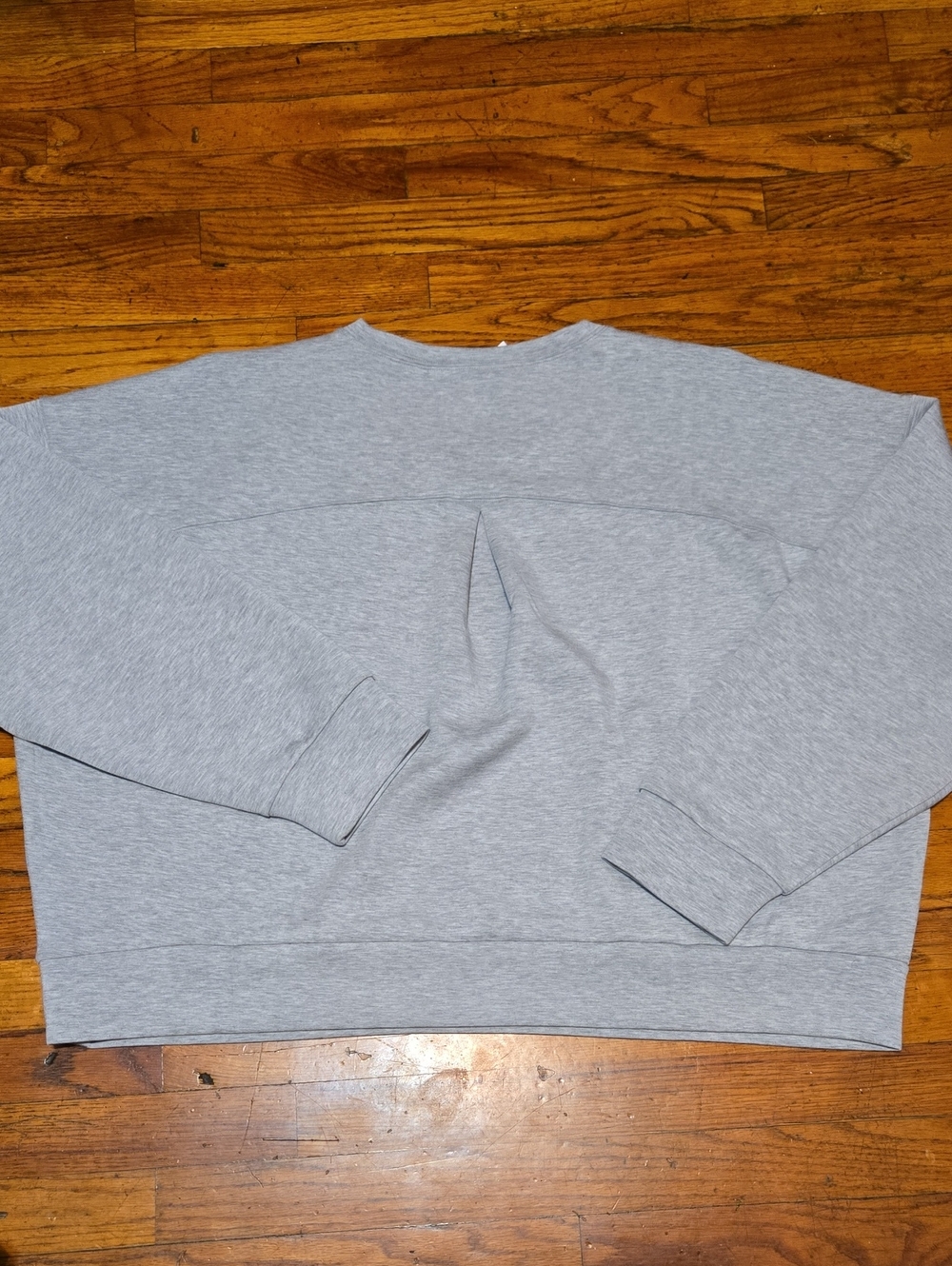 Spanx Womens Air Essentials Crew 3XL Pullover Grey Sweatshirt NWT Retail $128